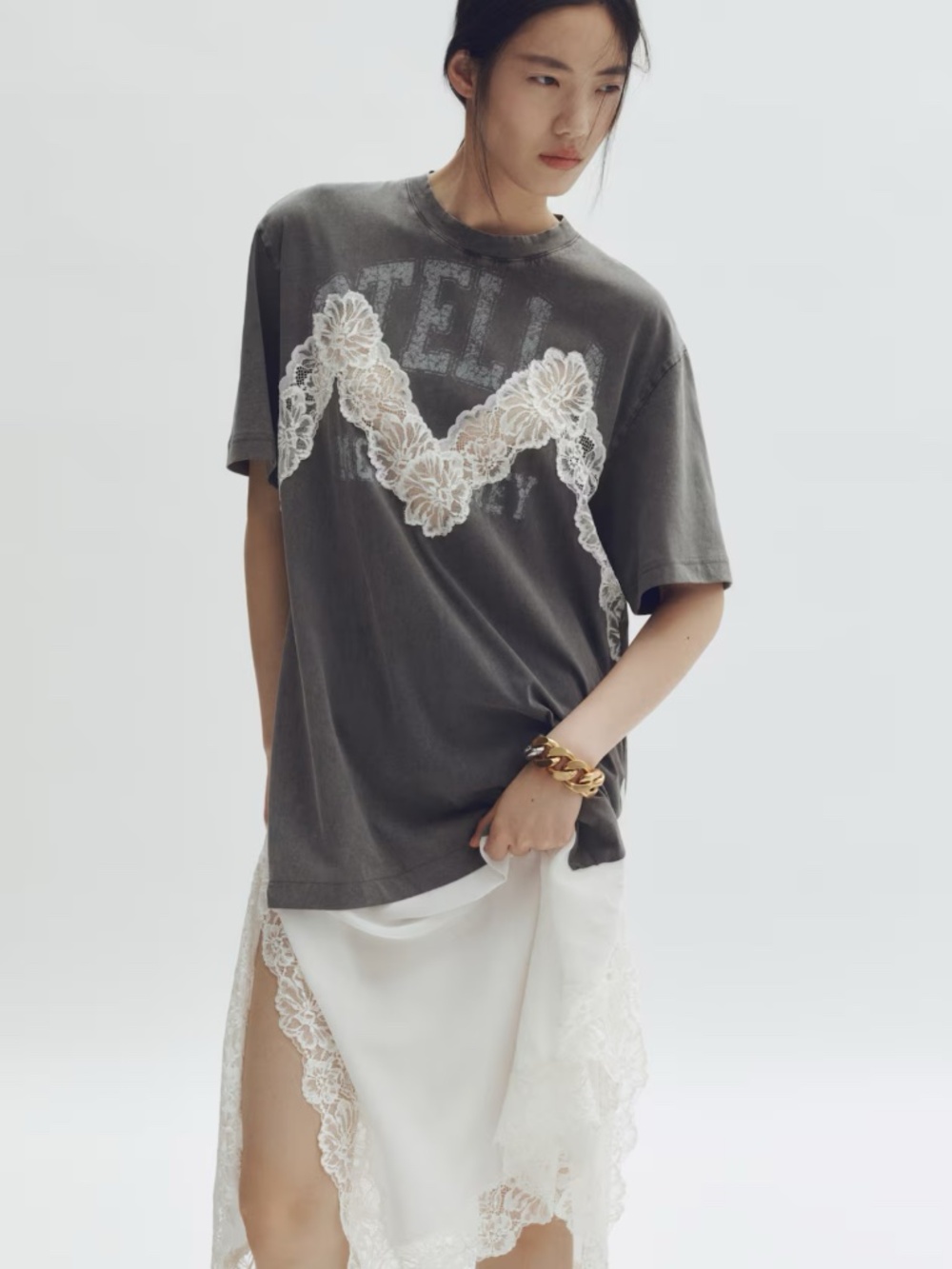 Stella McCartney x H and M Collab Lace dress short sleeve